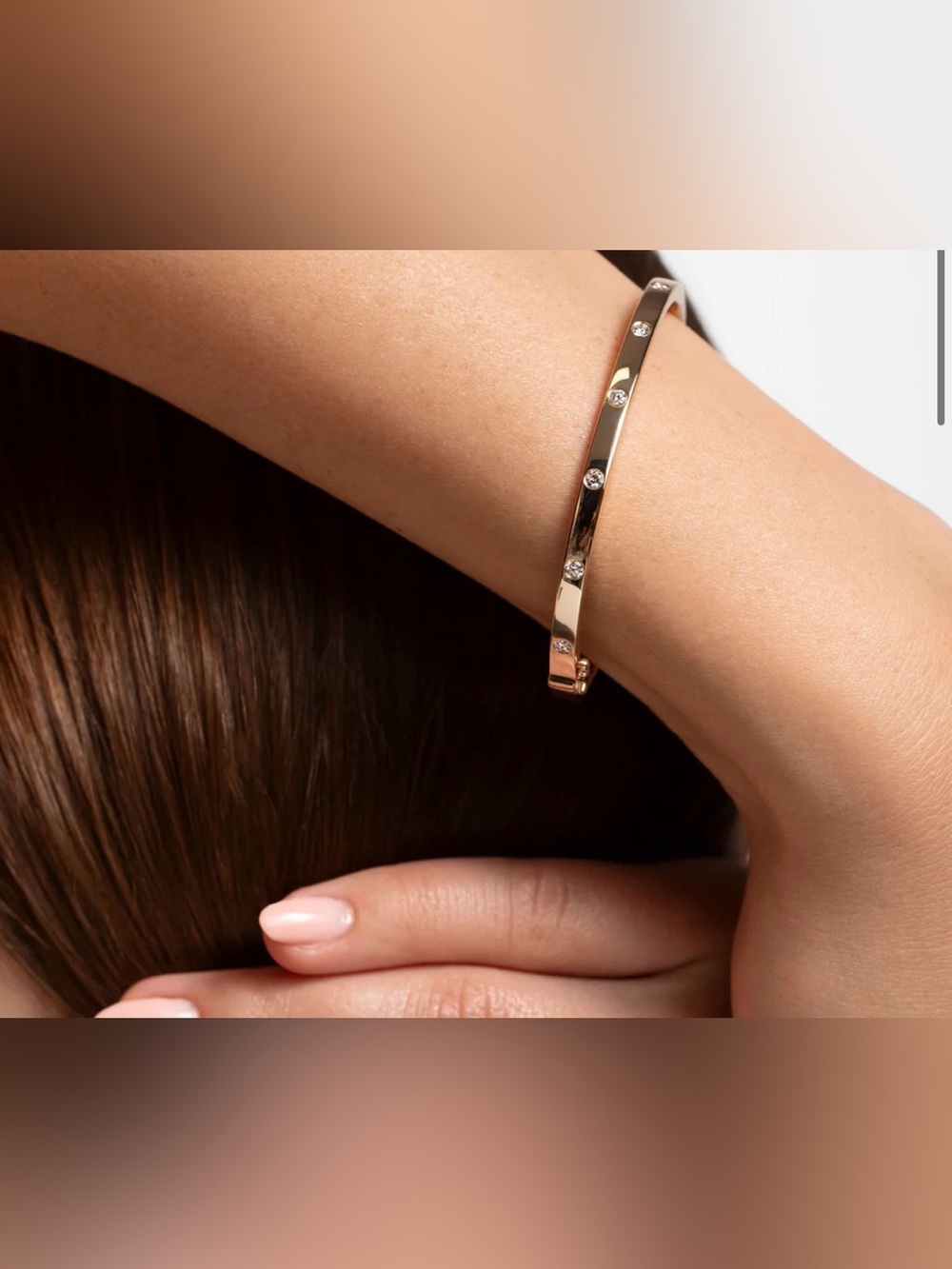Ring Concierge Diamond Inlay Bangle - Picture 3 of 11